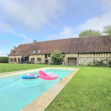 Longere De Charme, Calme & Piscine Ferienhaus Armentieres-sur-Avre